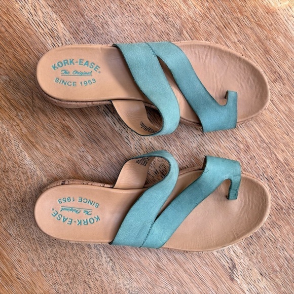 Kork Ease Elaver Sandals in Blue - Picture 2 of 6